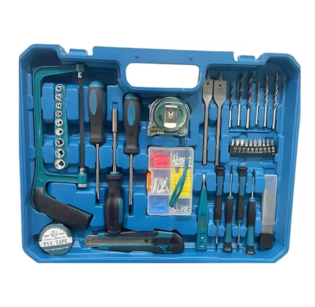 Kit de Herramientas Profesional con Taladro Inalámbrico